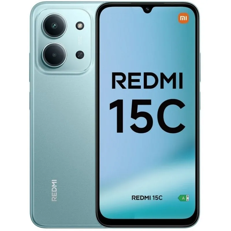 Smartphone Xiaomi Redmi 15C 4GB 256GB 5G 6000mAh Verde Menta 6932554458621