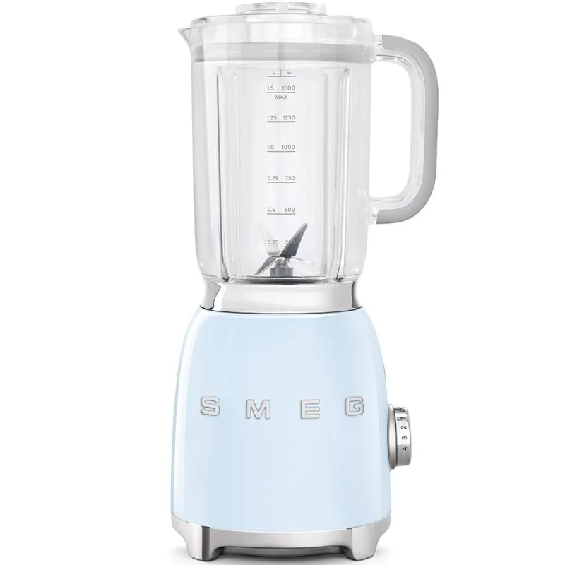 Smeg BLF01PGEU Batidora de Vaso 1.5L 800W Azul BLF01PBEU