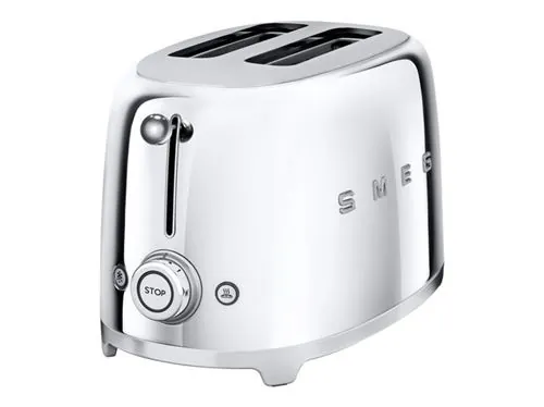 Smeg TSF01SSEU Tostadora 2 Rebanadas 950W Cromado TSF01SSEU