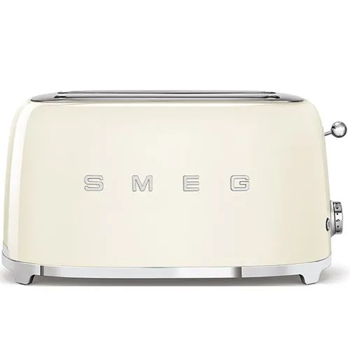 Smeg TSF02CREU Tostadora 2 Ranuras Largas 1500W Crema TSF02CREU