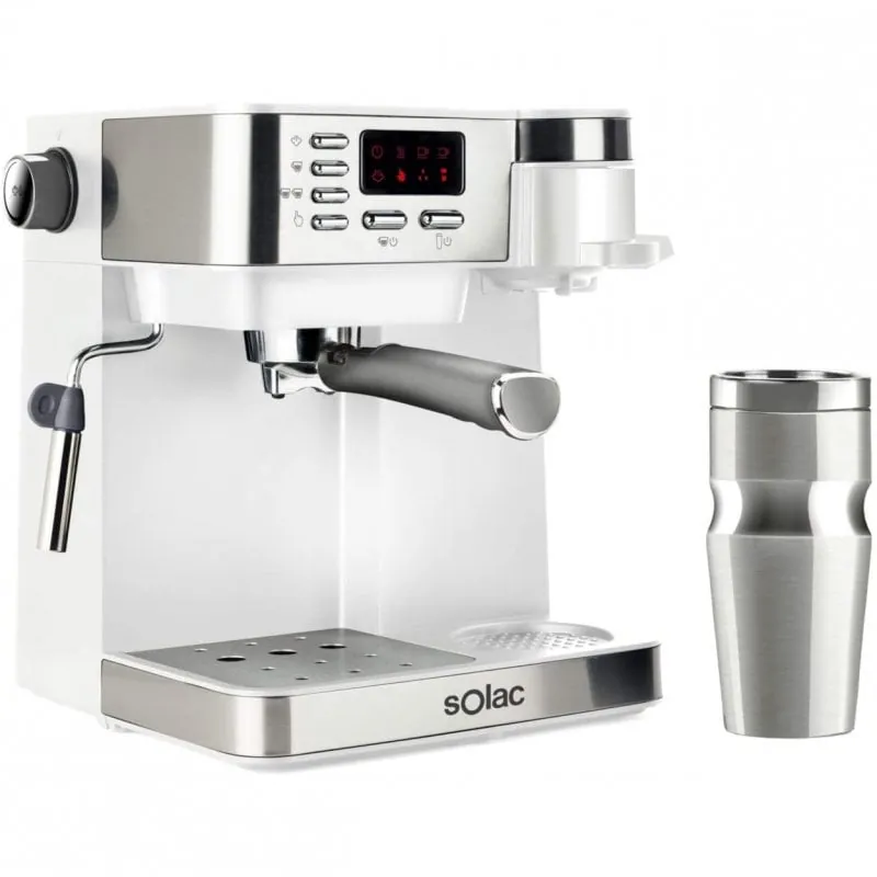Solac Multi Stillo Cafetera Multifunción 3 en 1 Espresso/Goteo/Capuccino 20 bares S92011600