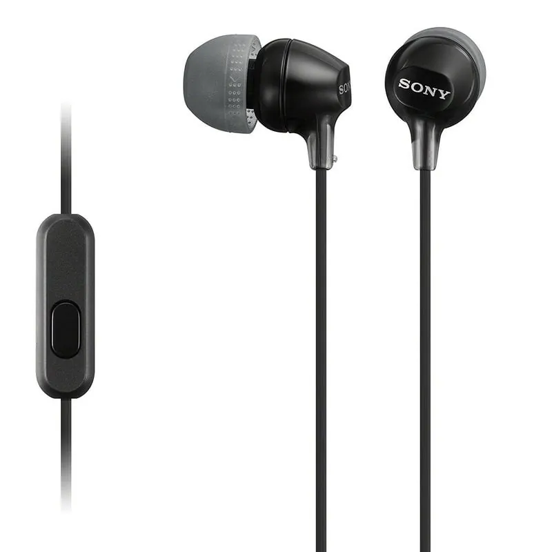 Sony MDR-EX15AP Auriculares con Micrófono Negro MDREX15APB.CE7