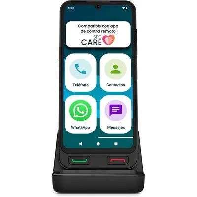 SPC Zeus 2 Pro 4GB 128GB 6.1" IPS HD+ 4G Dual SIM NFC IP44 Carga Inalámbrica Android 15 Negro 23544128D