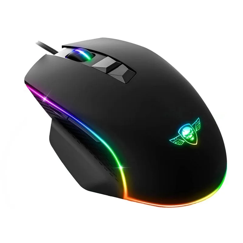 Spirit of Gamer Pro M1 Ratón Óptico Gaming 8000 DPI Negro S-PM1