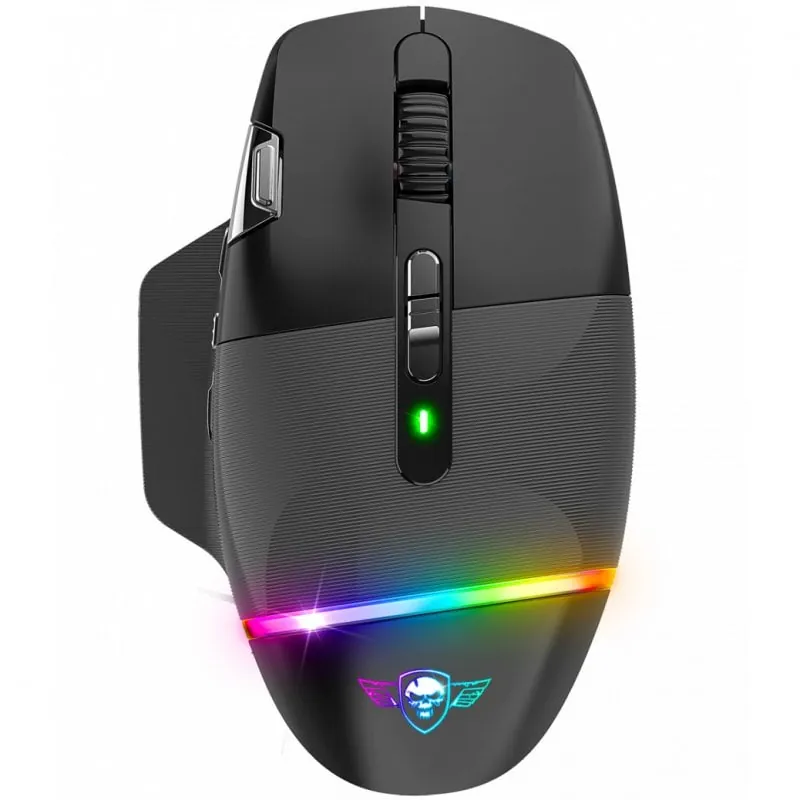 Spirit of Gamer Xpert M800 Ratón Gaming Inalámbrico RGB 10000 DPI Negro S-XM800RF