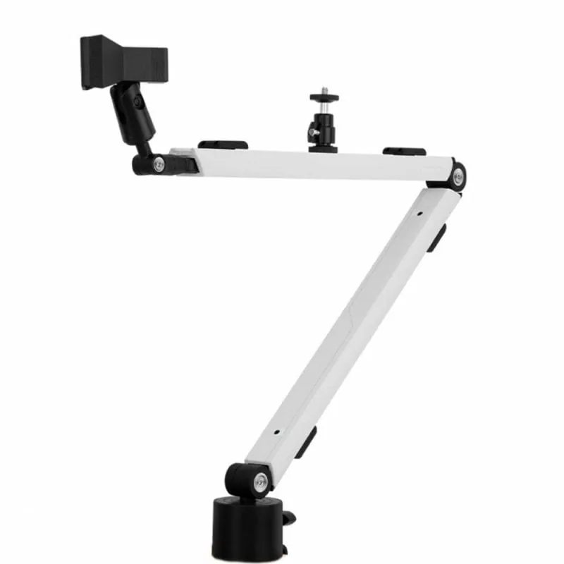 Streamplify MOUNT ARM Soporte para Montaje en Escritorio de Micrófono/Smartphone/Ring Lamp Blanco SPOM-MA1MCL1.21