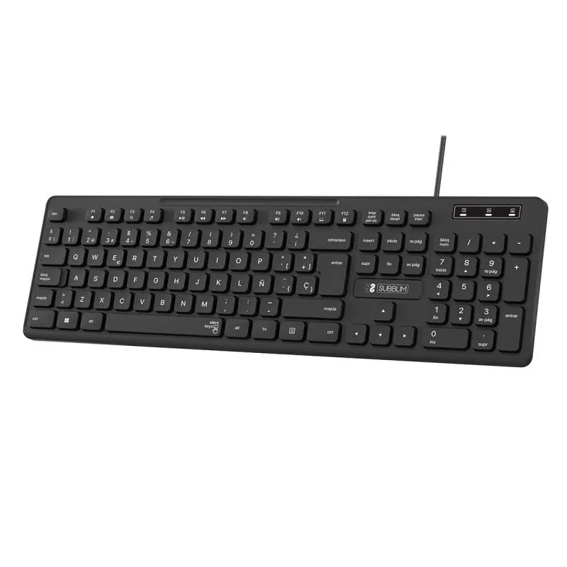Subblim Business Slim Teclado Negro SUBKBC-0SSK50