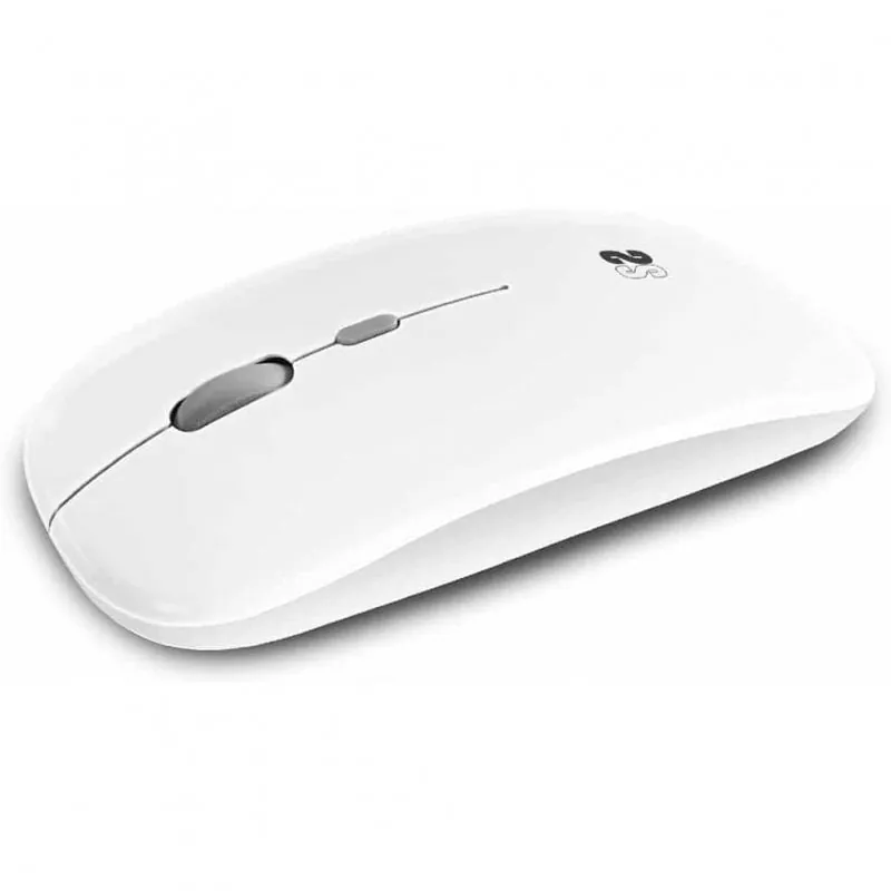Subblim Dual Flat Ratón Óptico Inalámbrico 1600DPI Blanco SUBMO-DFLAT21