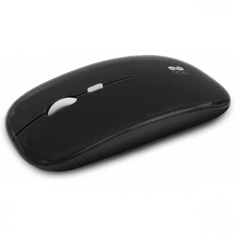 Subblim Dual Flat Ratón Óptico Inalámbrico 1600DPI Negro SUBMO-DFLAT20