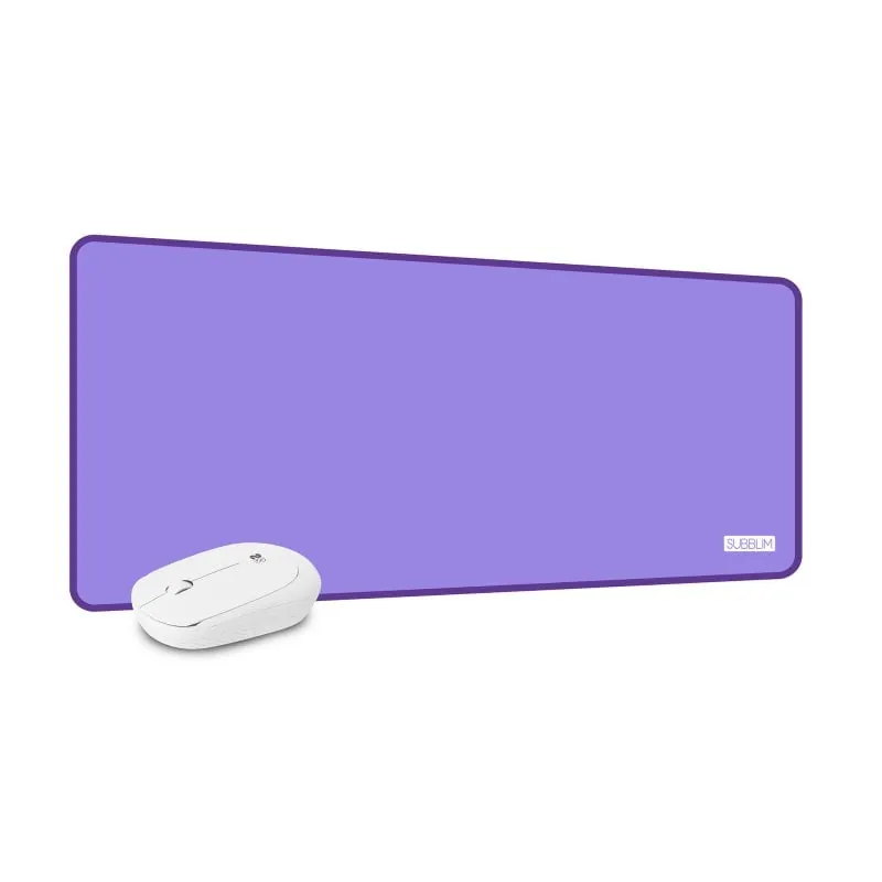 Subblim Harmony Pack Ratón Inalámbrico + Alfombrilla Gaming XL Púrpura SUBMP-03HP002