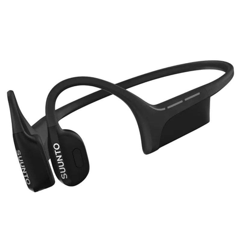 Suunto Wing Auriculares Deportivos Conducción Ósea Bluetooth con Luces LED y Batería Externa Negro SS050942000