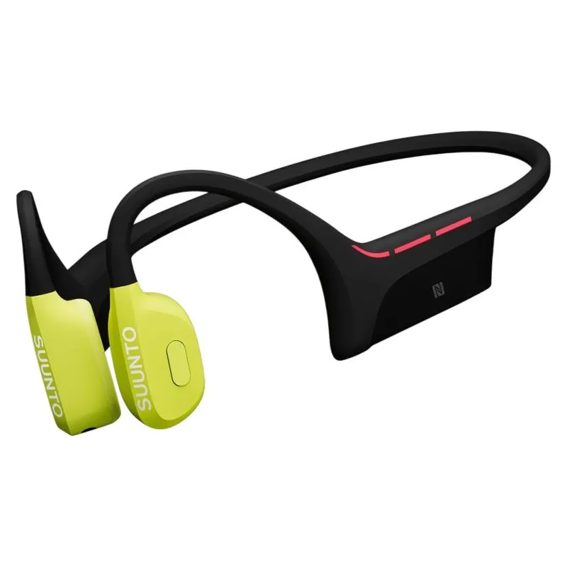 Suunto Wing Auriculares Deportivos de Conducción Ósea Bluetooth con Luces LED y Batería Externa Lima SS050943000