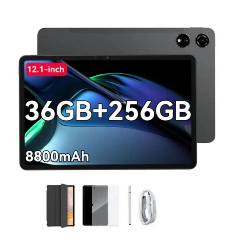 Tablet Blackview MEGA 3 12,1" IPS 2.5K 36GB RAM 256GB UFS3.1 4G LTE Dual SIM Android 15 MEGA3(12+256)-GREY