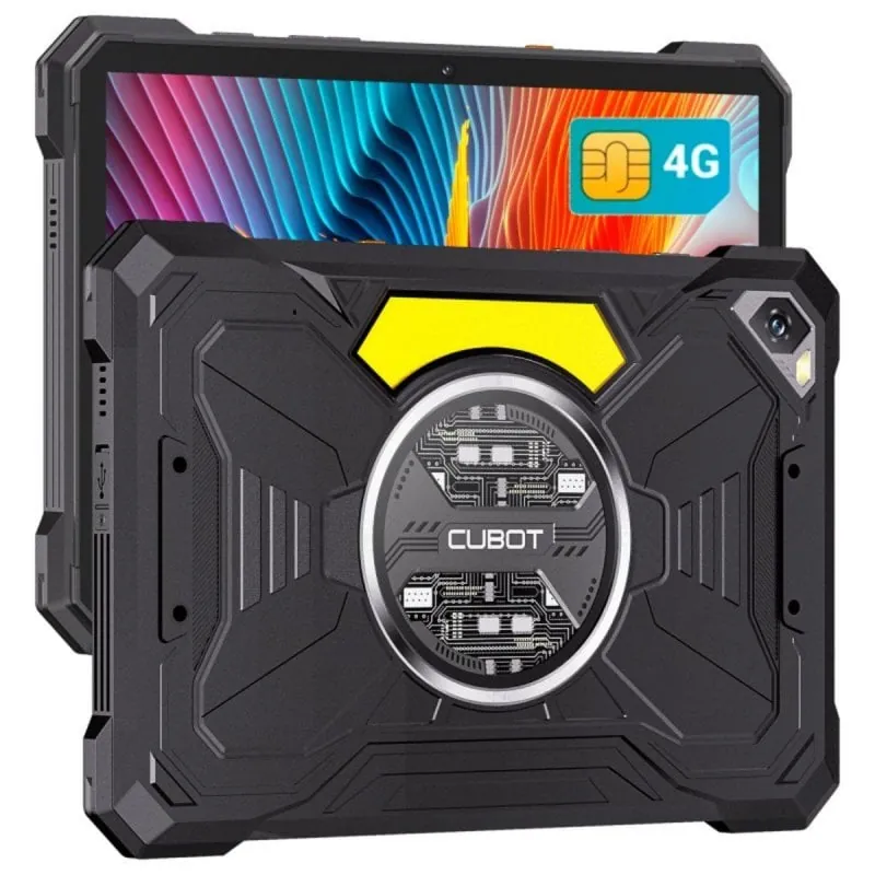 Tablet Cubot Tab KingKong S 10.1" 256GB 4G 15300mAh Android 15 Negra TABKKS