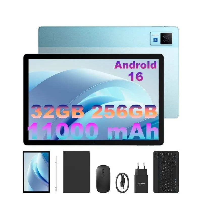 Tablet Doogee U13 Vip 13" 256GB 11000mAh Android 16 Azul Doogee_U13(VIP)6+256_blue