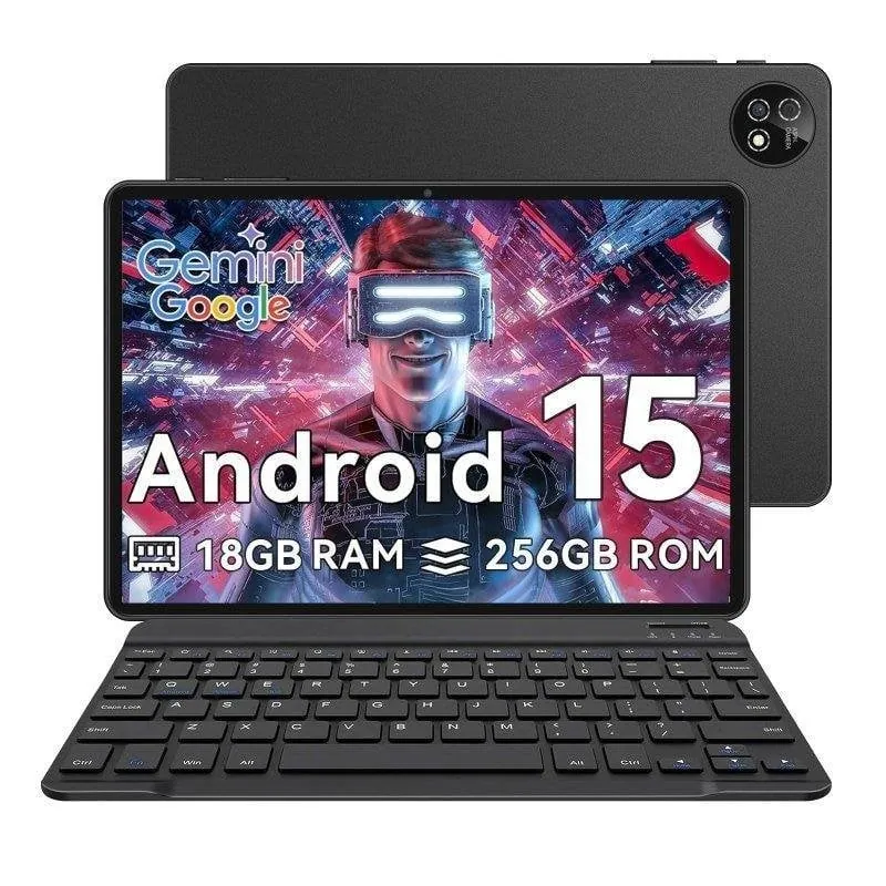 Tablet Vanwin T30 WiFi 10,1" 18GB 256GB Negro con Teclado 101022010378