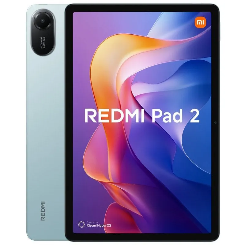 Tablet Xiaomi Redmi Pad 2 11" 8GB 256GB WiFi HyperOS Verde Menta + Ring Holder VHU5897EUBU