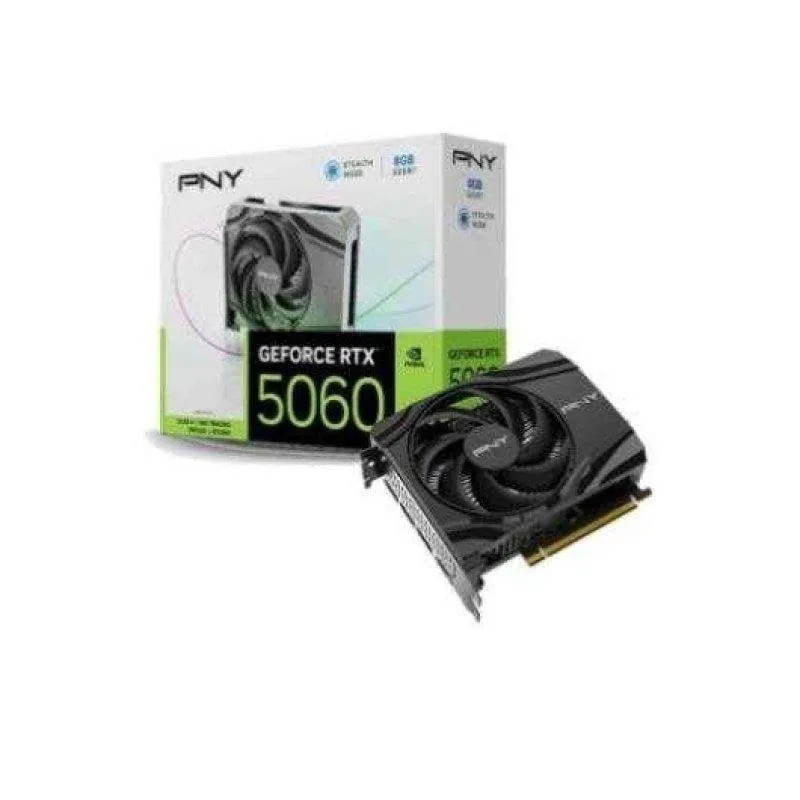 Tarjeta Gráfica PNY GeForce RTX 5060 8GB GDDR7 Reflex 2 RTX AI DLSS4 A0059564