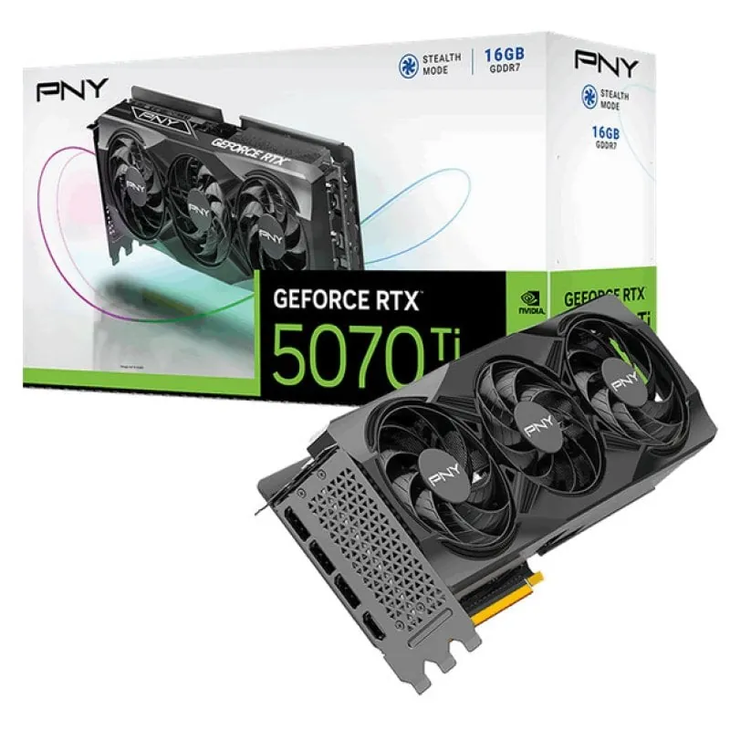Tarjeta Gráfica PNY GeForce RTX 5070 Ti 16GB GDDR7 VCG5070T16TFXPB1