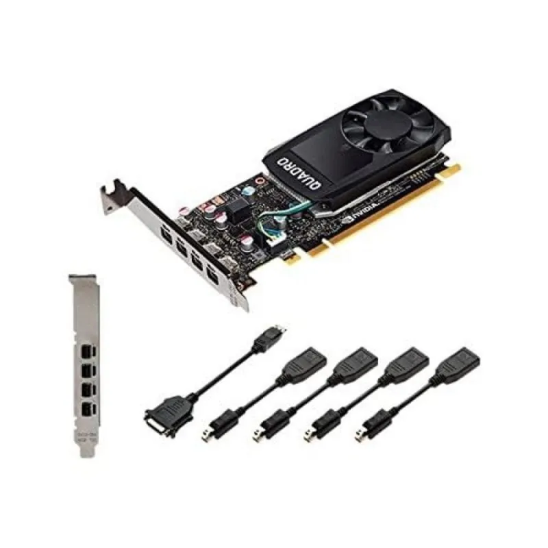 Tarjeta gráfica PNY Quadro P1000 V2 4GB GDDR5 Low Profile PCIe x16 3.0 VCQP1000V2-SB