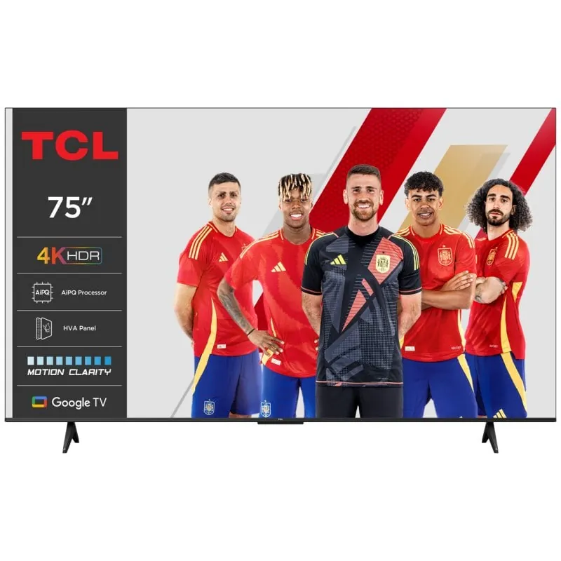 TCL LED 75P61K 75" 4K UltraHD Smart TV Google TV HDR10 Dolby Audio 75P61K