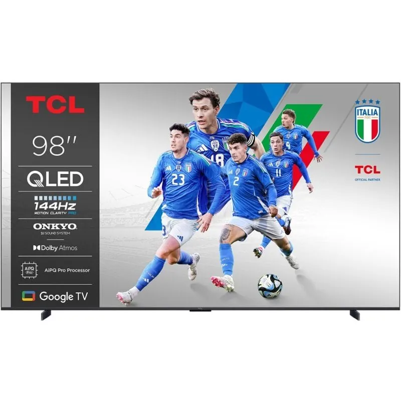 TCL QLED 98" 98P8K UltraHD 4K Sonido Onkyo Google TV 98P8K