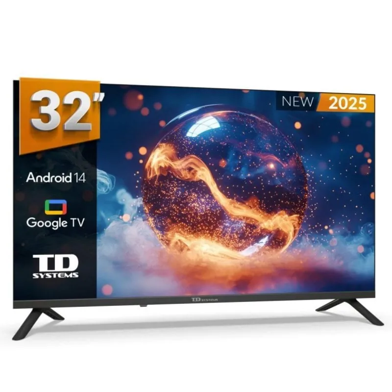TD Systems PRIME32C21GLE 32" DLED HD Ready Smart TV Google TV PRIME32C21GLE