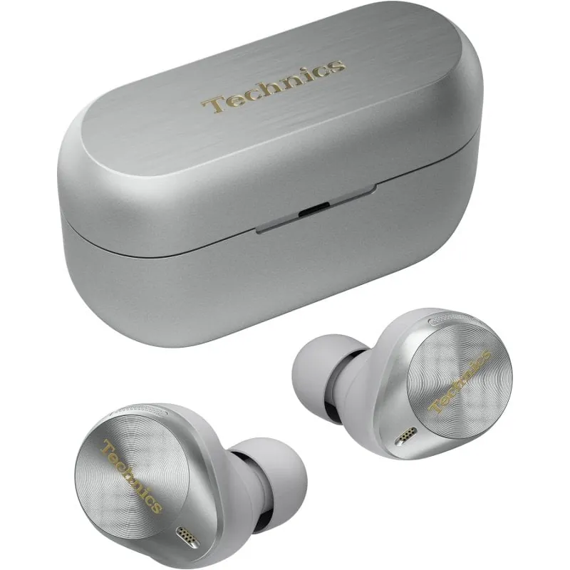 Technics EAH-AZ80E Auriculares TWS Bluetooth con Cancelación de Ruido Plata EAH-AZ80E-S