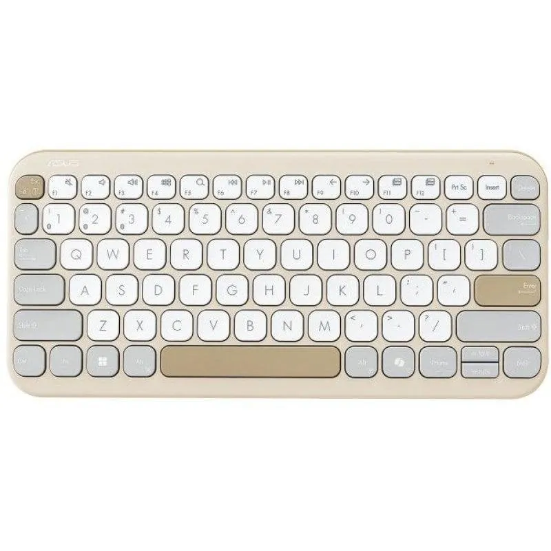 Teclado Asus Marshmallow KW100 inalámbrico ultrafino scissor keys Layout ES compacto 90XB0880-BKB210