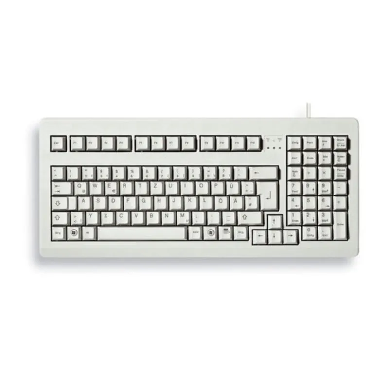 Teclado Cherry G80-1800 mecánico completo PS/2 QWERTY español gris G80-1800LPCES-0