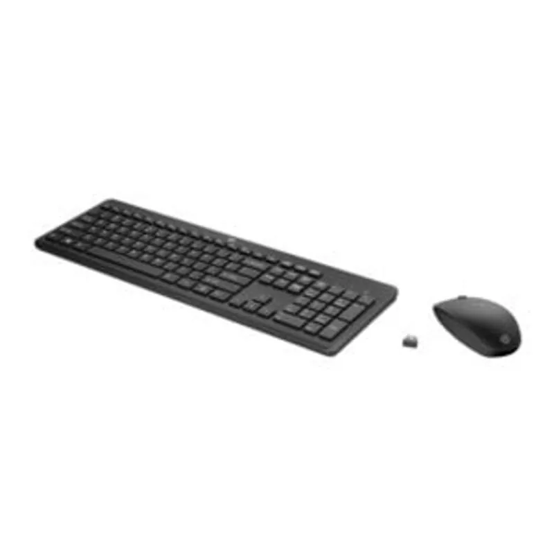Teclado de membrana HP 235 Wireless Layout ES con ratón, 1600 DPI, bajo ruido 1Y4D0UT#ABD