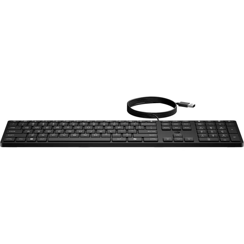 Teclado de membrana HP 320K Layout ES profesional con cable USB 9SR37UT#ABB