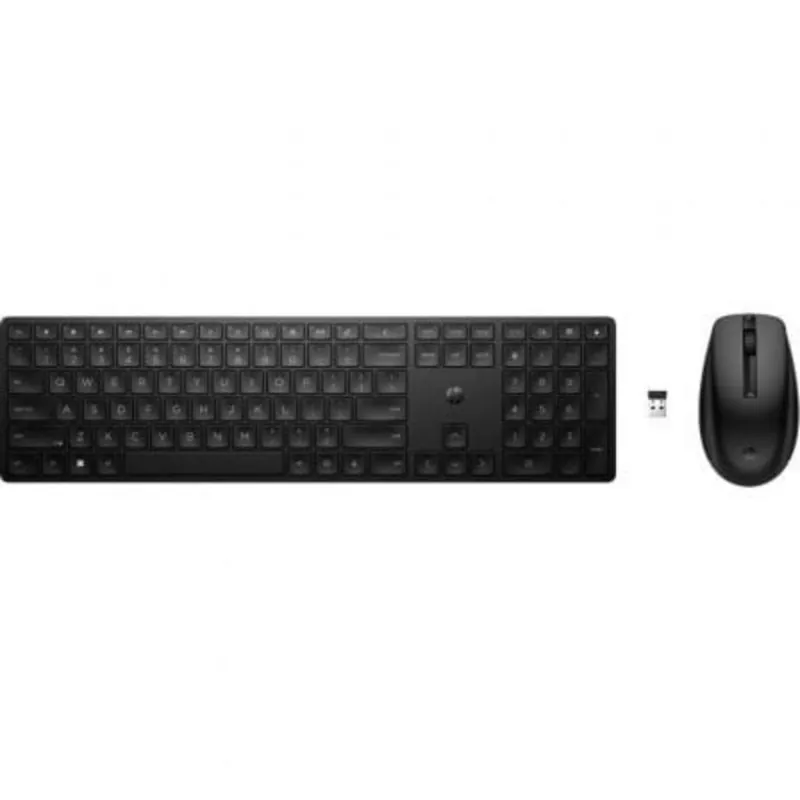 Teclado de membrana HP Combo 655 Layout ES inalámbrico ratón incluido resistente a líquidos 4R009AA