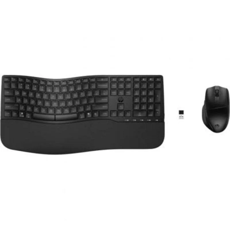 Teclado de membrana HP Combo 685 Comfort Dual Layout ES inalámbrico con ratón IA y Copilot 8T6L7UT#ABU