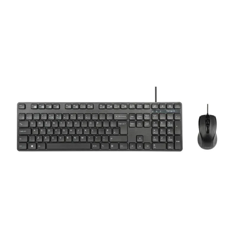Teclado de membrana Targus AKM622ES Layout ES alámbrico USB con ratón incluido AKM622ES