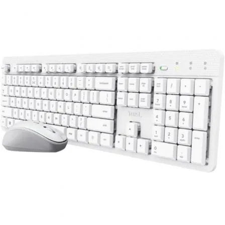 Teclado de membrana Trust Ody II Layout ES inalámbrico ratón silencioso USB pila 25467