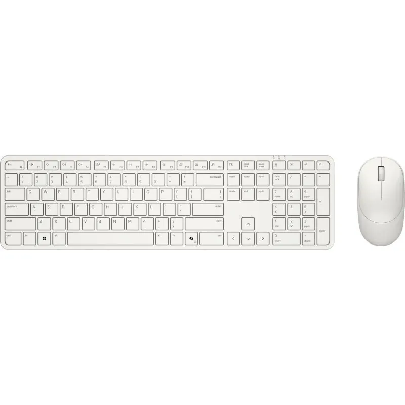 Teclado Dell Pro 5 KM526 inalámbrico completo con ratón óptico blanco KM526-LT-SPN