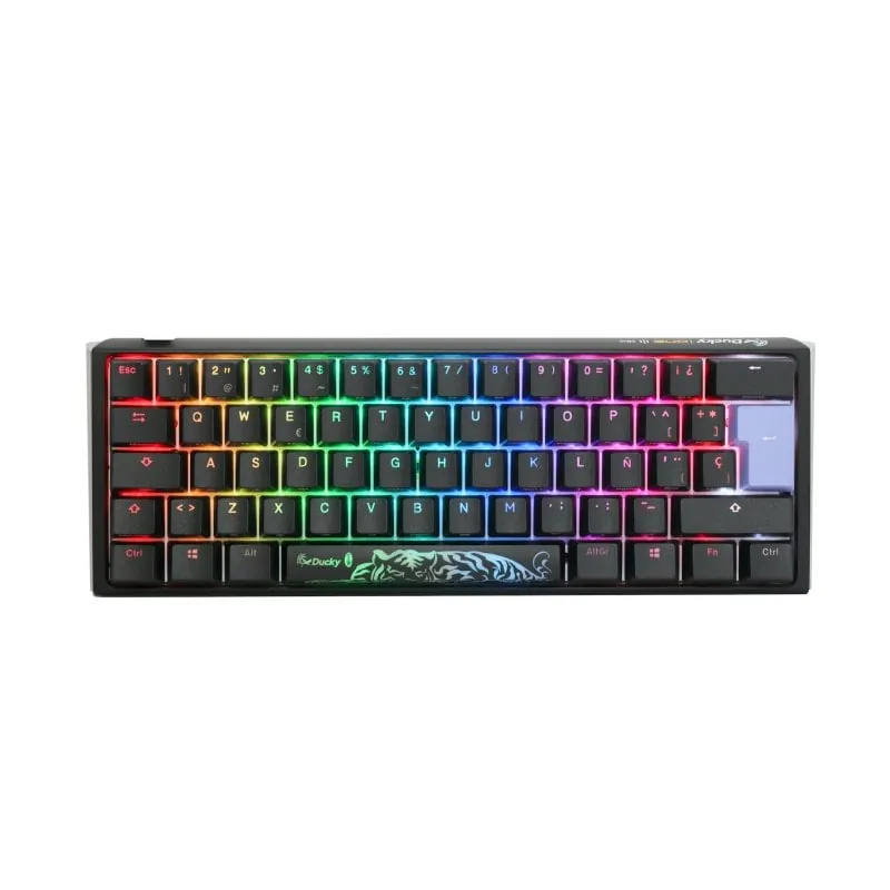 Teclado Ducky One 3 Classic Mini 60% Hot-Swap RGB MX-Clear Negro DKON2161ST-WESPD