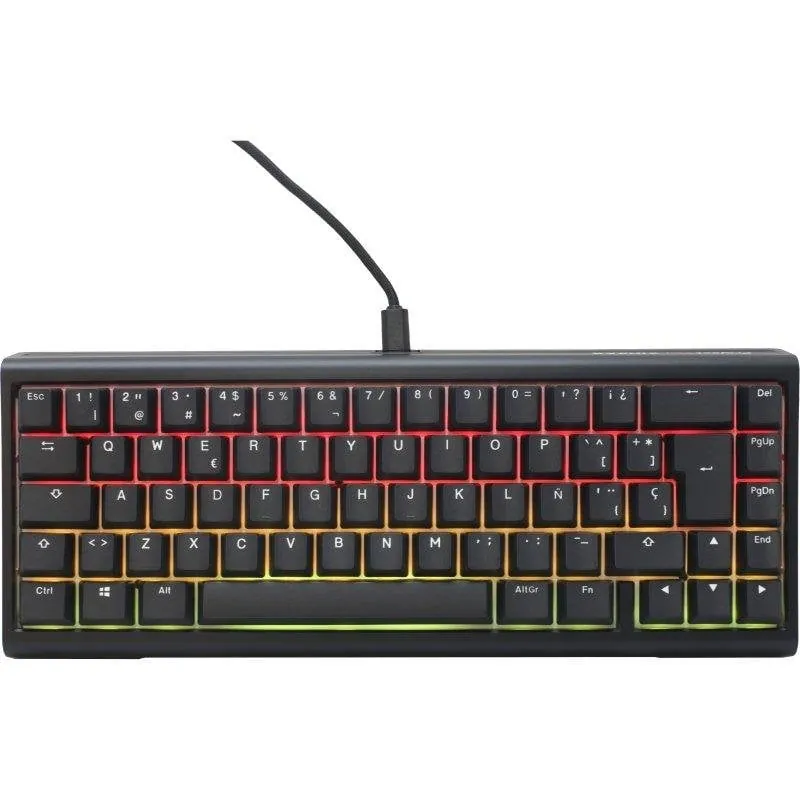 Teclado Ducky Tinker65 mecánico compacto con switches Cherry MX y RGB PKTI2367IST-CBES