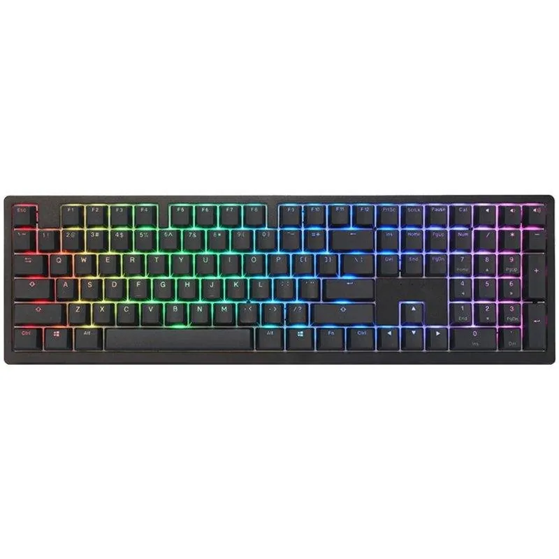 Teclado Ducky Zero 6108 mecánico con switches CHERRY MX2A y RGB personalizable 2408ST3-CPESPDOE