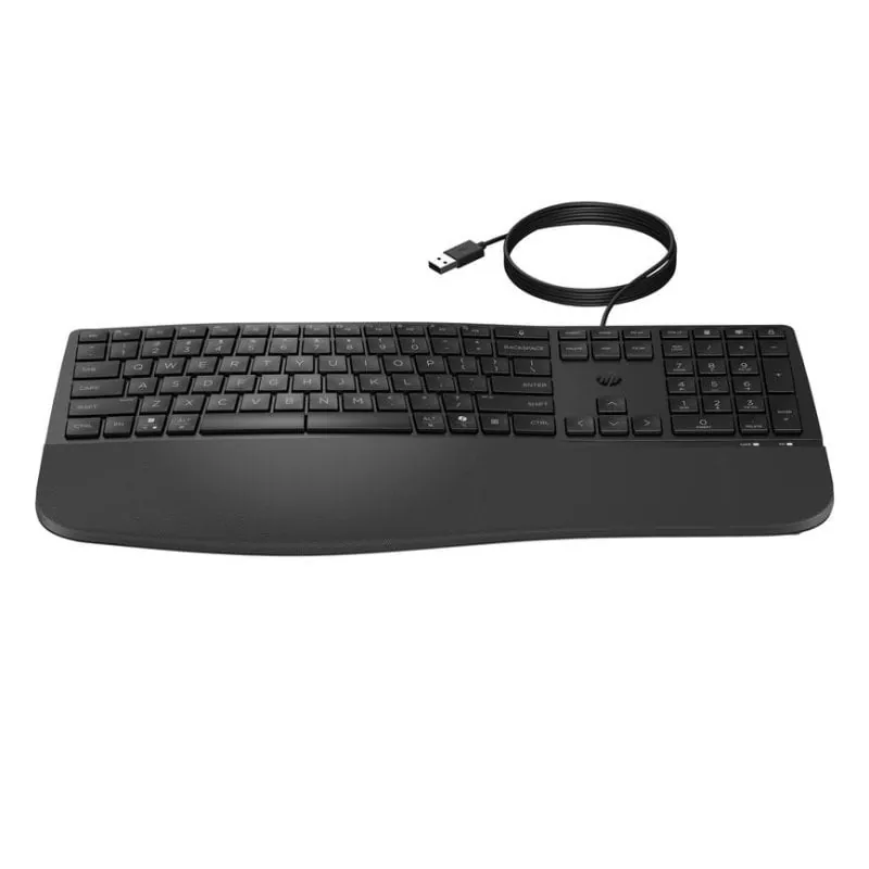 Teclado HP 485 CFT WD membrana Layout ES cableado reposamuñecas resistente a salpicaduras 8T6M2AA#AC0