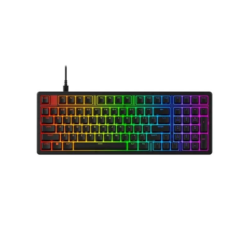 Teclado HP HyperX Origins 2 1800 mecánico gaming RGB Hot-Swappable QWERTY ES B4QS4AA