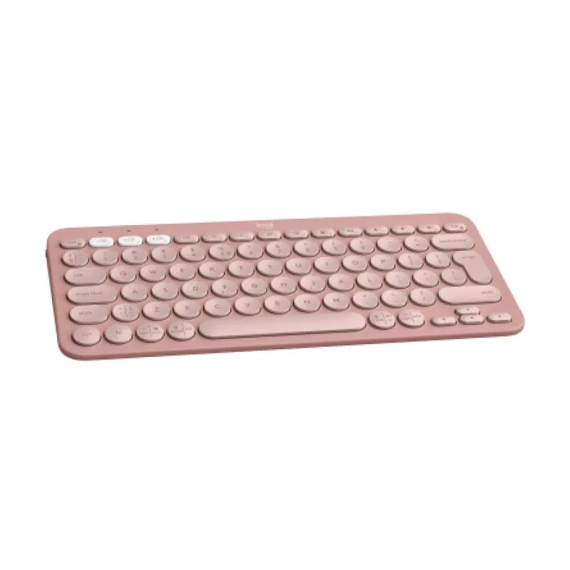 Teclado inalámbrico Logitech Pebble Keys 2 K380s Layout ES QWERTY Rosa Easy-Switch 920-011853