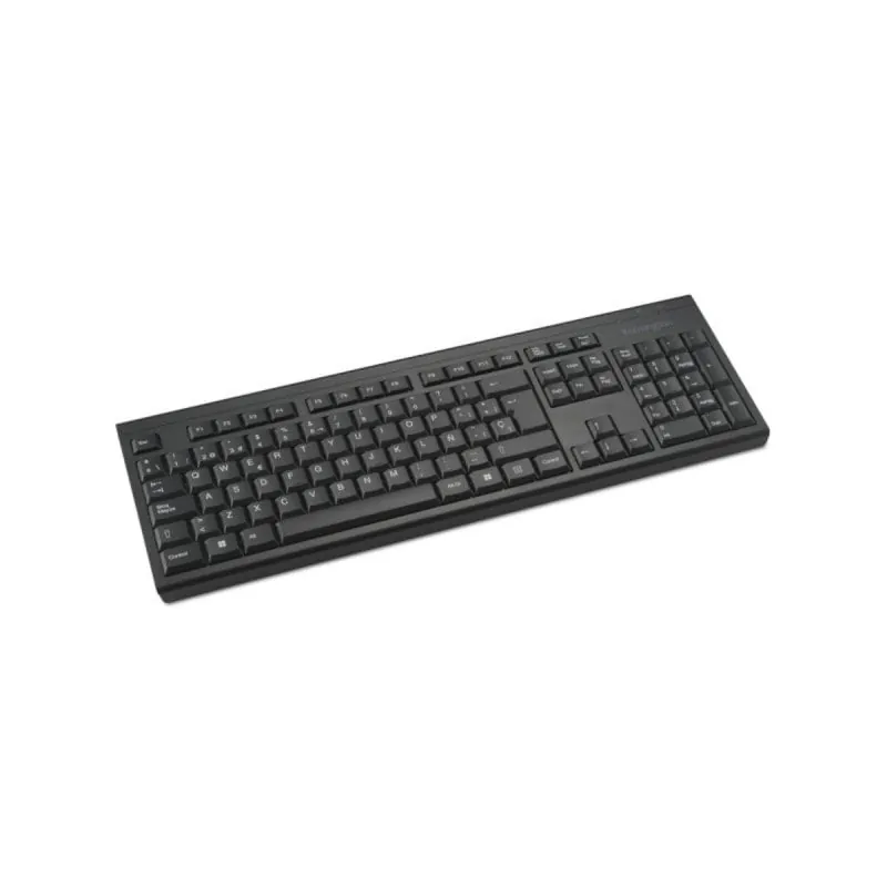 Teclado inalámbrico Kensington KB150 EQ Negro QWERTY Español resistente a derrames y cifrado AES K75561ES