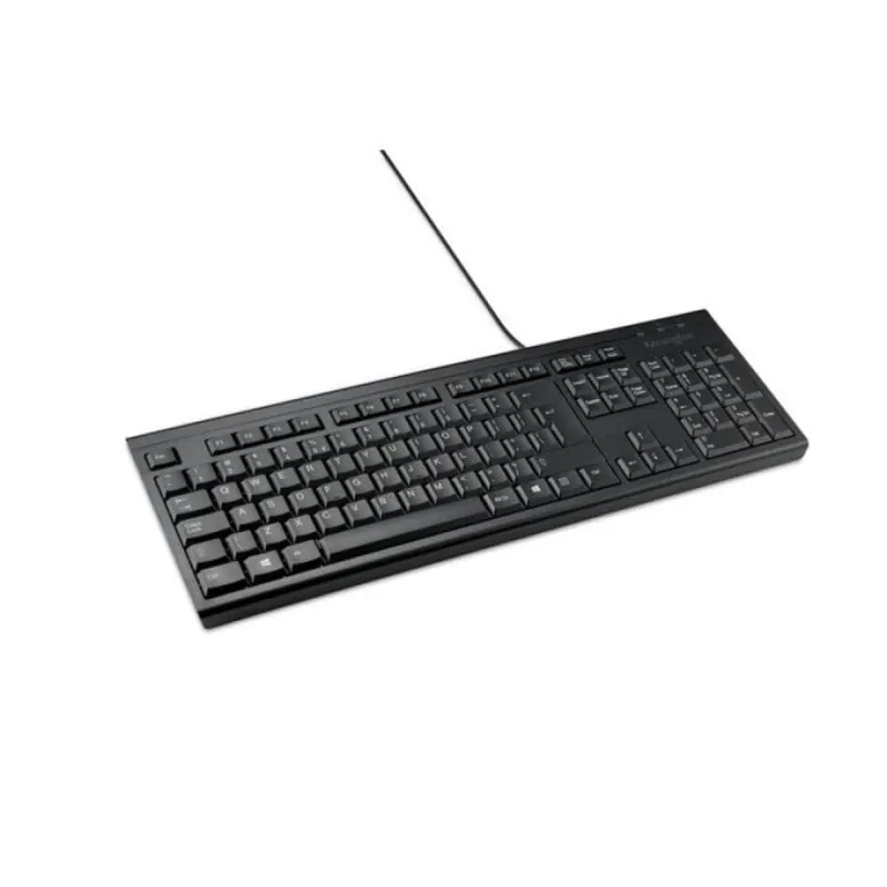 Teclado Kensington KB100 EQ Completo Alámbrico USB QWERTY Español Resistente a Derrames K63727ES