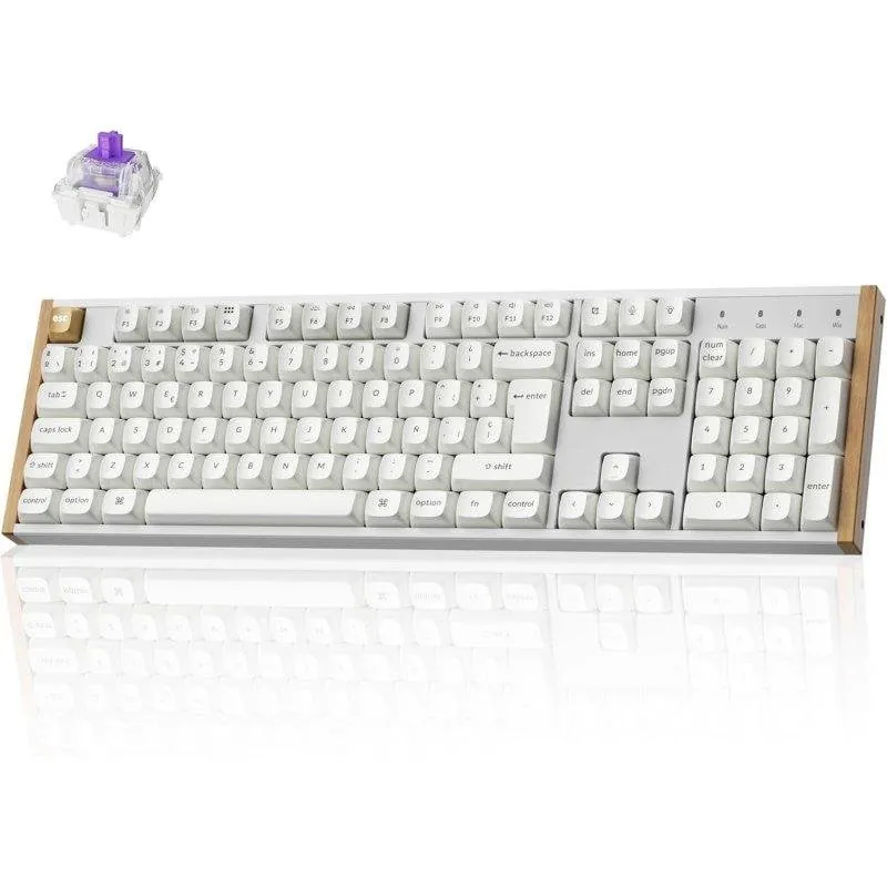 Teclado Keychron K10 HE magnético Hall Effect ISO-ES inalámbrico RGB programable K10H-Q1-ES