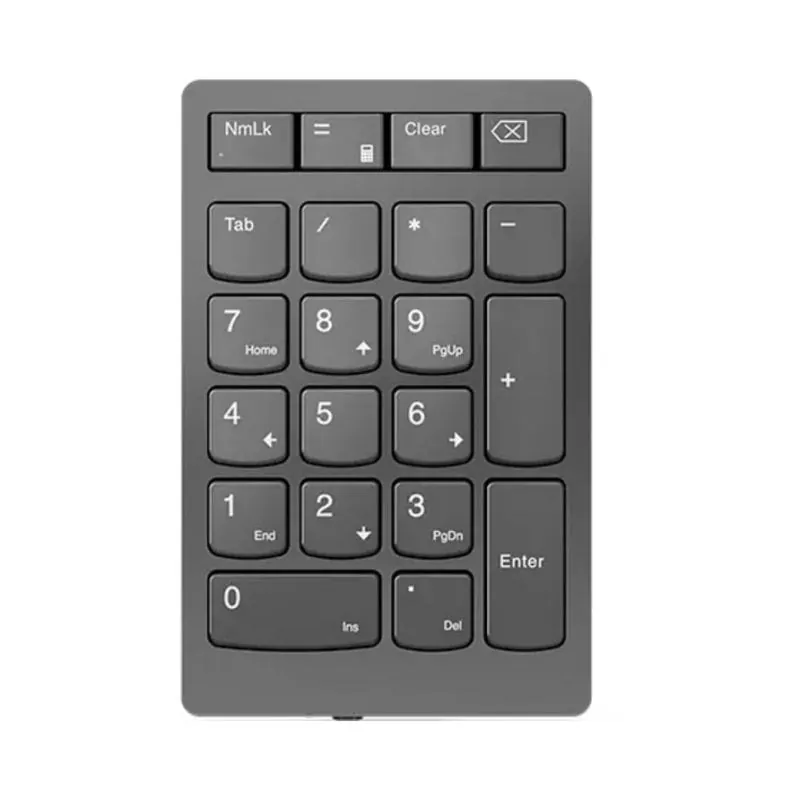 Teclado Lenovo 4Y41C33791 numérico inalámbrico RF ultradelgado layout español compatible universal batería recargable 4Y41C33791