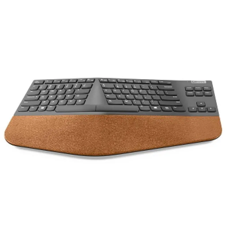 Teclado Lenovo Go Wireless Split Español Ergonómico Inalámbrico Gris Sin Numérico 4Y41C33775