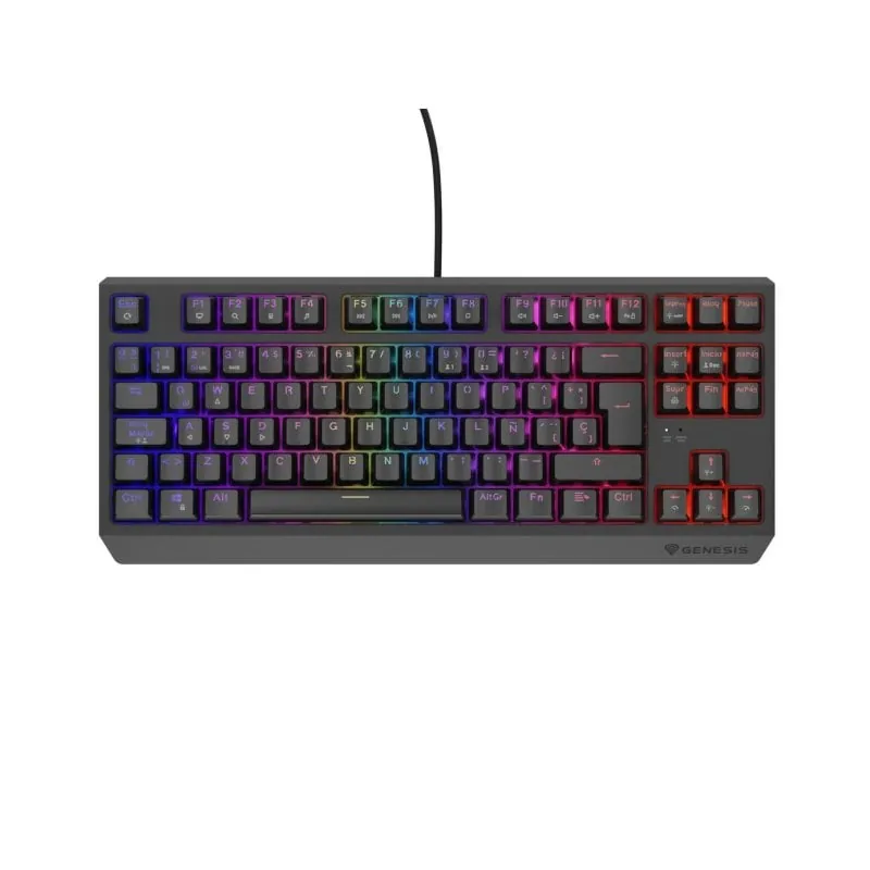 Teclado mecánico Genesis Thor 230 TKL Layout ES retroiluminado RGB alámbrico USB NKG-2208