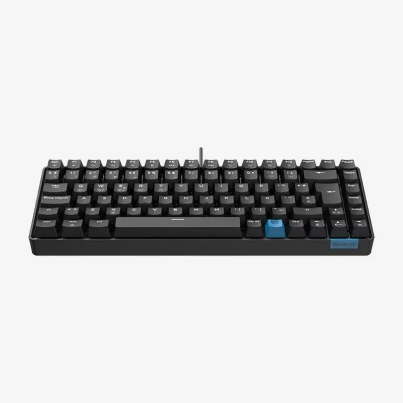 Teclado mecánico Hiditec GM1K Layout ES Hot-Swap triple modo ARGB negro GKE010006
